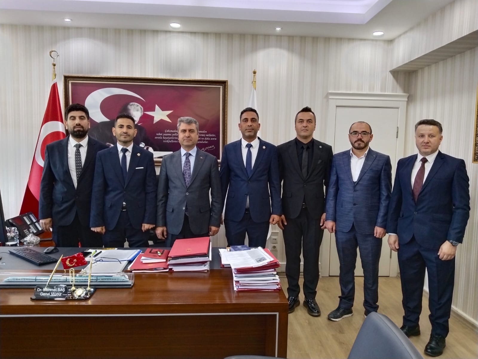 ÇALISMA GENEL MÜDÜRÜ SAYIN BAŞ YÖNETİM KURULUMUZ TARAFINDAN ZİYARET EDİLDİ